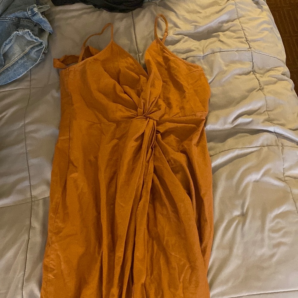Urban Outfitters Orange Dress (Size Medium)